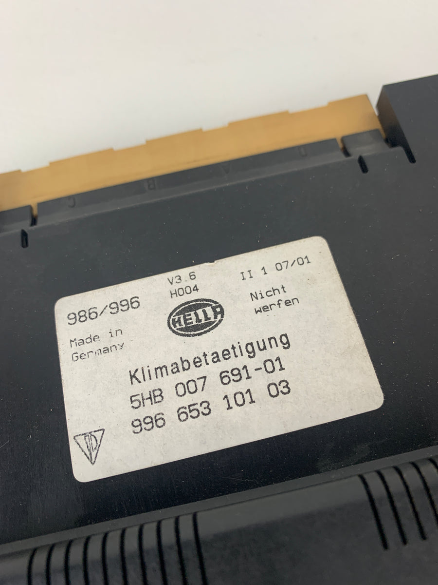 Climate Control Head Unit 986/996 Porsche Boxster / 911 Das Nine