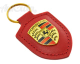 Key Ring - Porsche Emblem Key Ring - RED