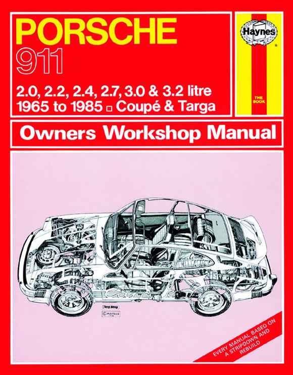 Porsche 911 Owners Workshop Manual 1965 - 1985