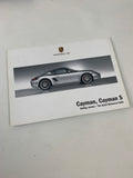 Owners Manual & Wallet 987 Cayman & Cayman S