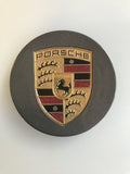 Porsche Wheel Centre Caps - Set of 4 Dark Grey