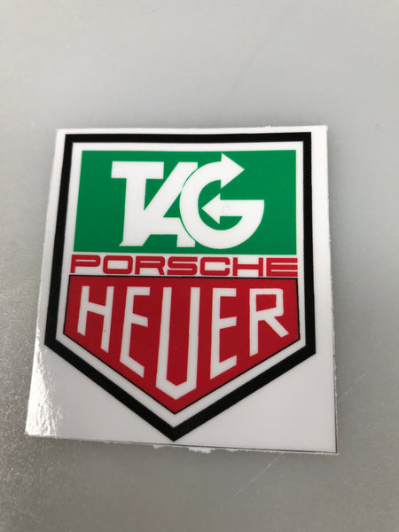 Decal Porsche TAG Heuer Das Nine Porsche Parts