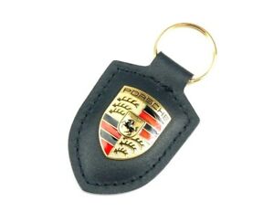 Key Ring - Porsche Emblem Key Ring - BLACK